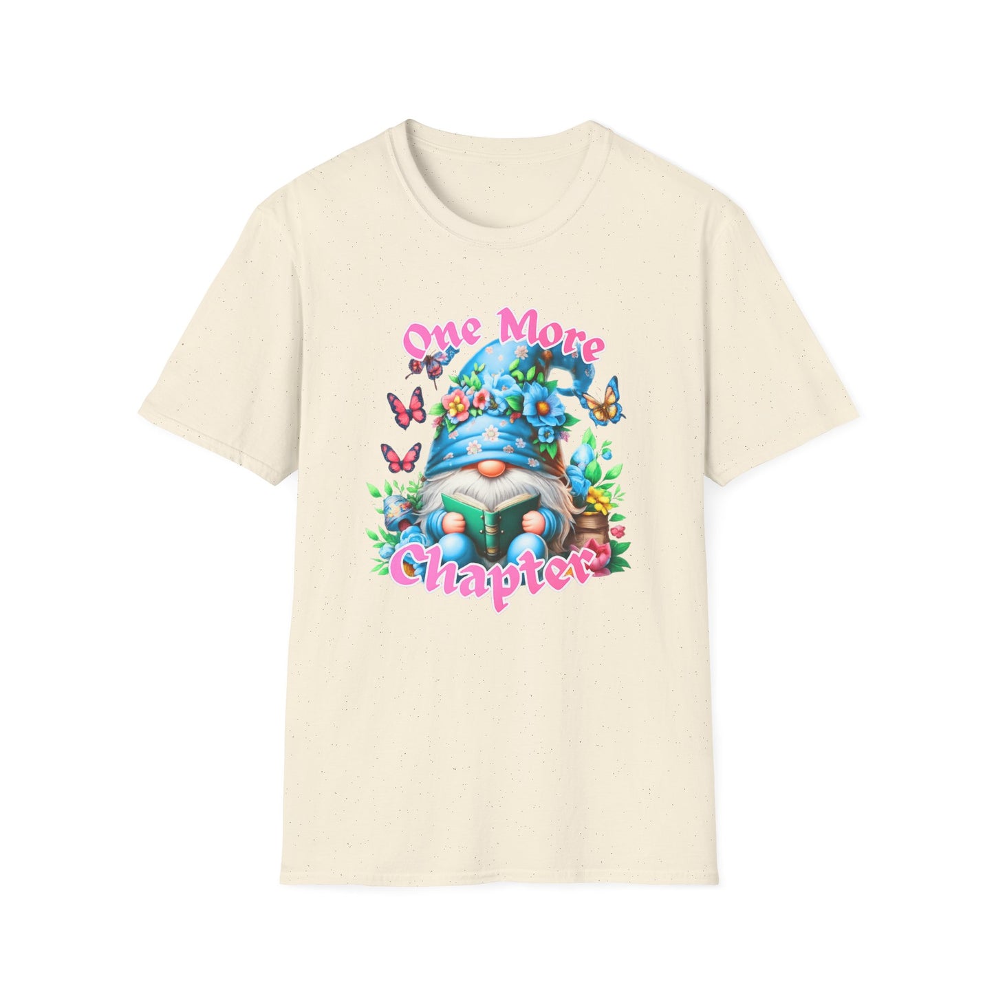 T‑Shirt — “One More Chapter” Reading Gnome Graphic Tee