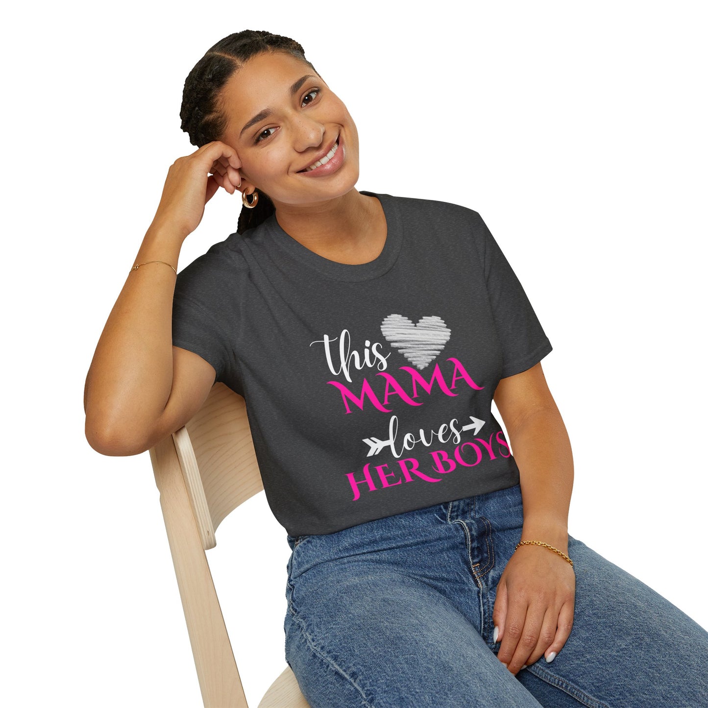 This Mama Loves Her Boys T-Shirt — Mother's Day Mom Shirt