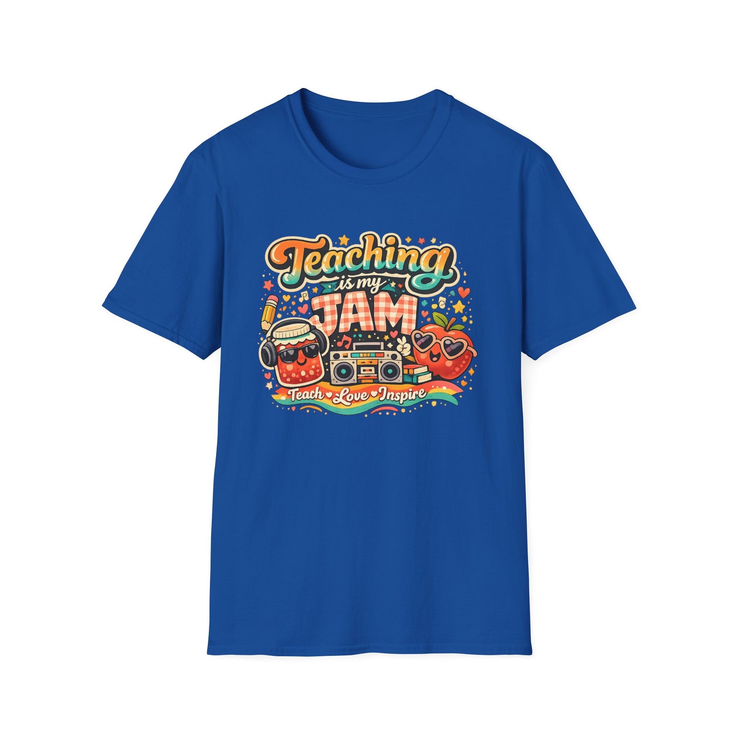 Teaching Is My Jam T-Shirt — Fun Retro Teacher Graphic Tee