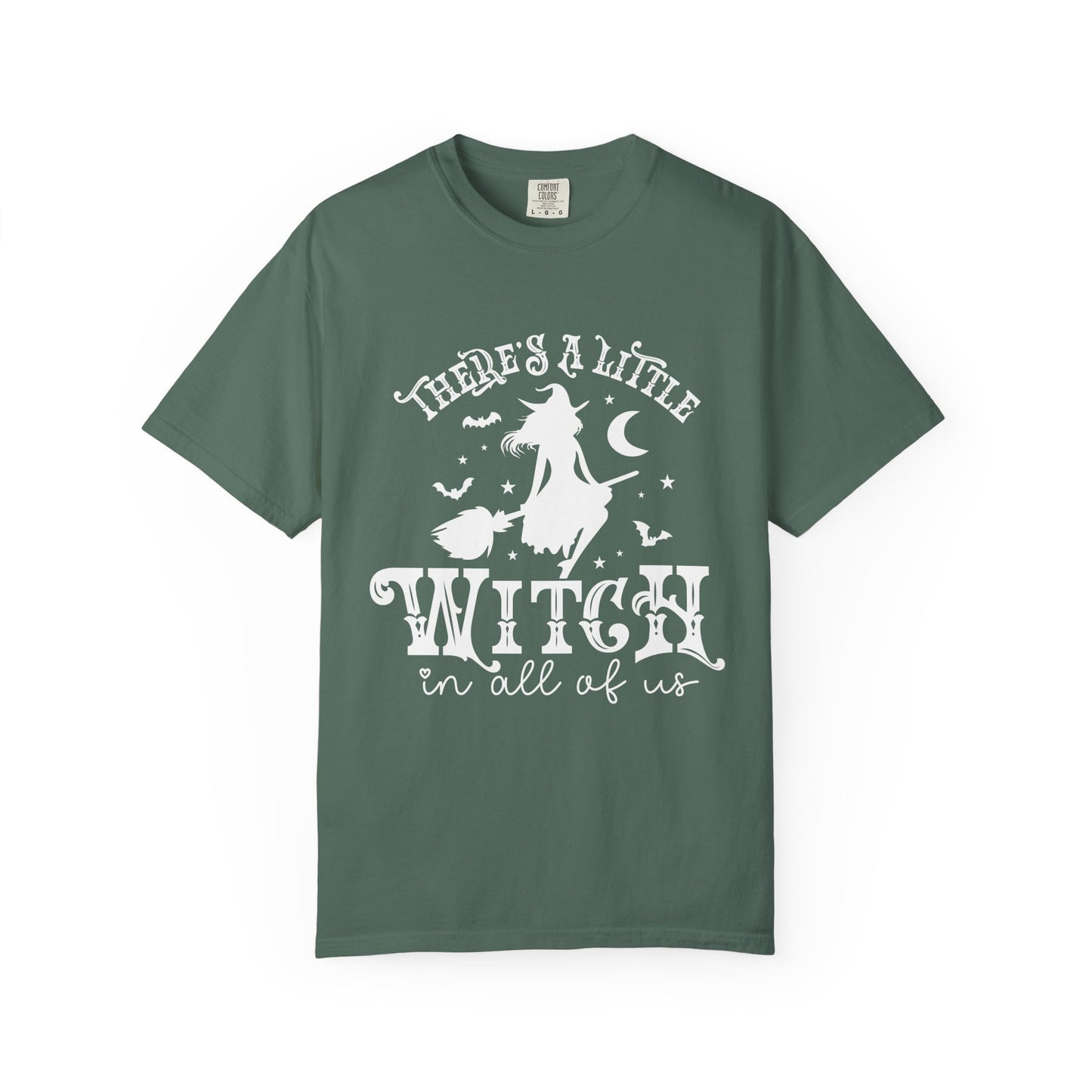 Witch T-Shirt — "There's a Little Witch in All of Us" Halloween Graphic Tee