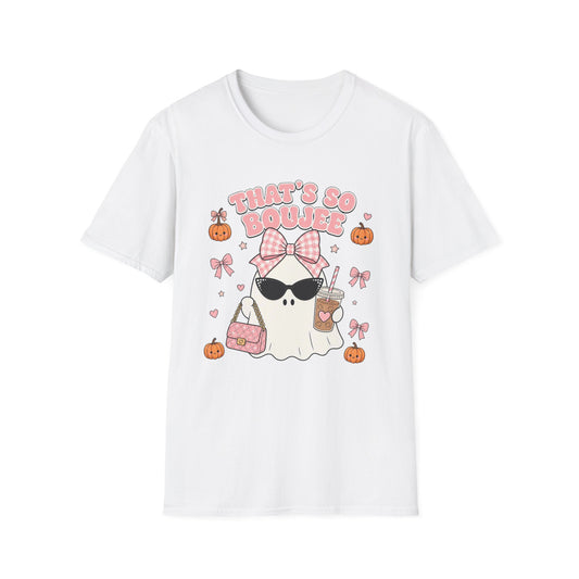That’s So Boujee Ghost T-Shirt — Cute Pink Halloween Graphic Tee