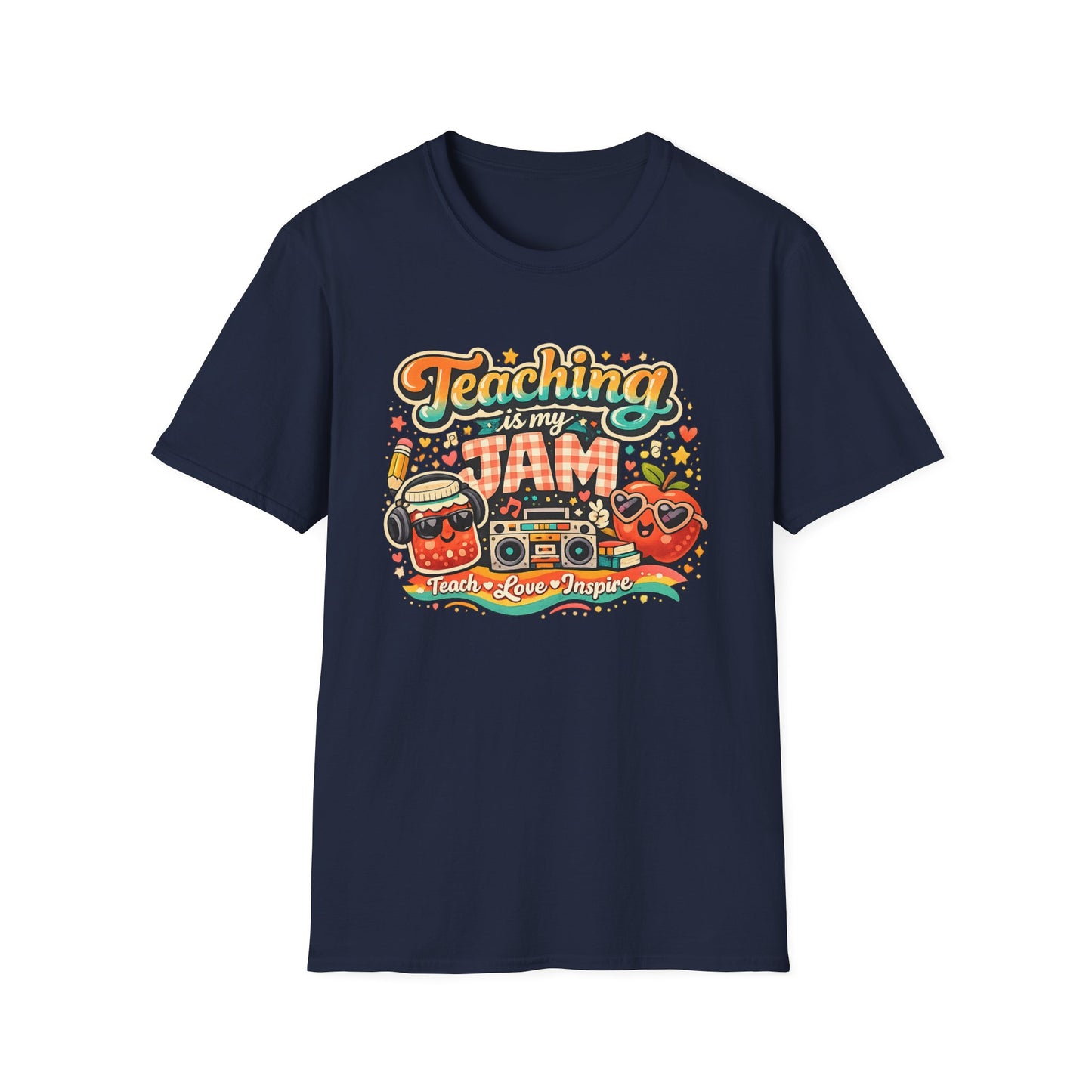 Teaching Is My Jam T-Shirt — Fun Retro Teacher Graphic Tee