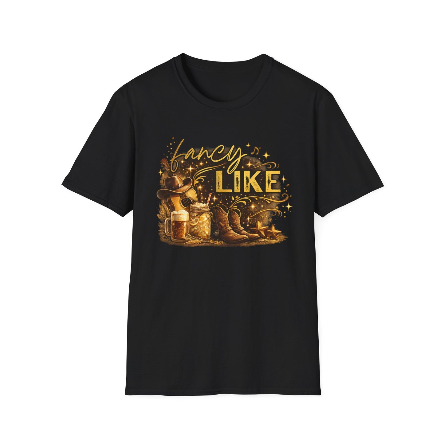 Fancy Like Graphic Tee — Country Western Glam T-Shirt ("Fancy Like")