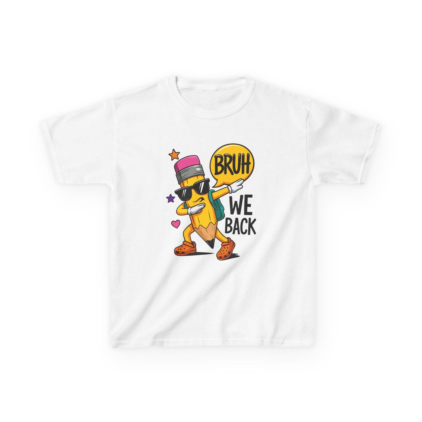 Kids Tee — 'Bruh We Back' Dancing Peanut Graphic Shirt