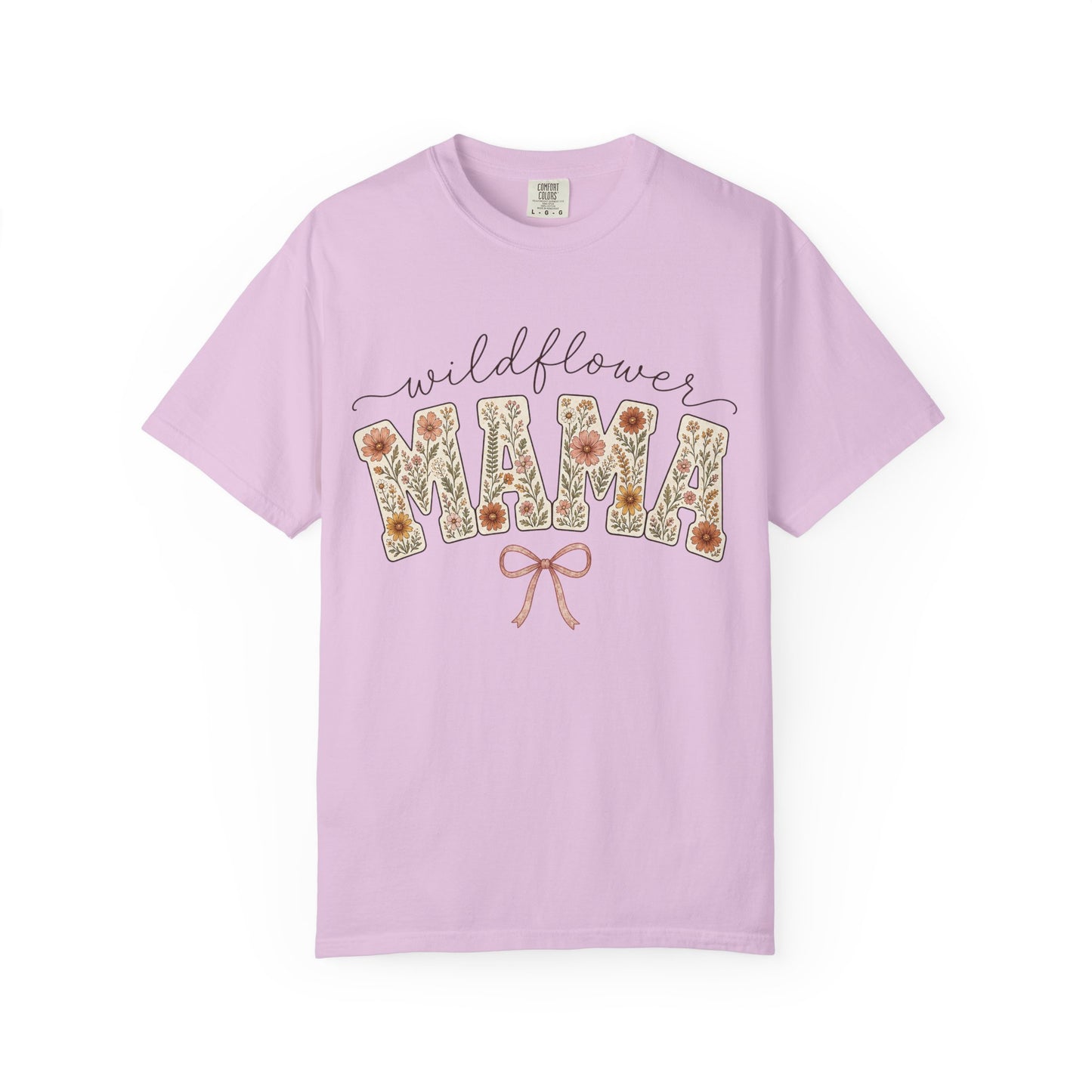 Mama Wildflower T-Shirt — Floral 'wildflower MAMA' Mother's Day Tee