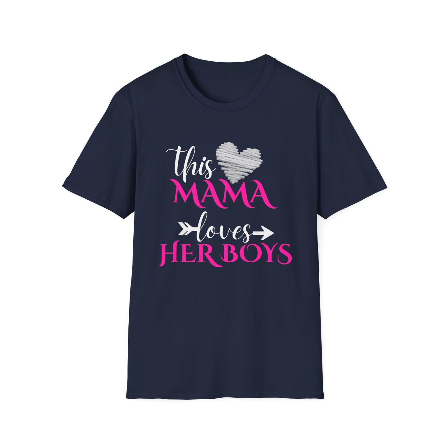 This Mama Loves Her Boys T-Shirt — Mother's Day Mom Shirt