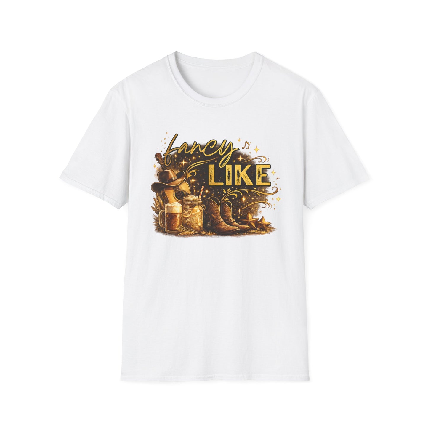 Fancy Like Graphic Tee — Country Western Glam T-Shirt ("Fancy Like")
