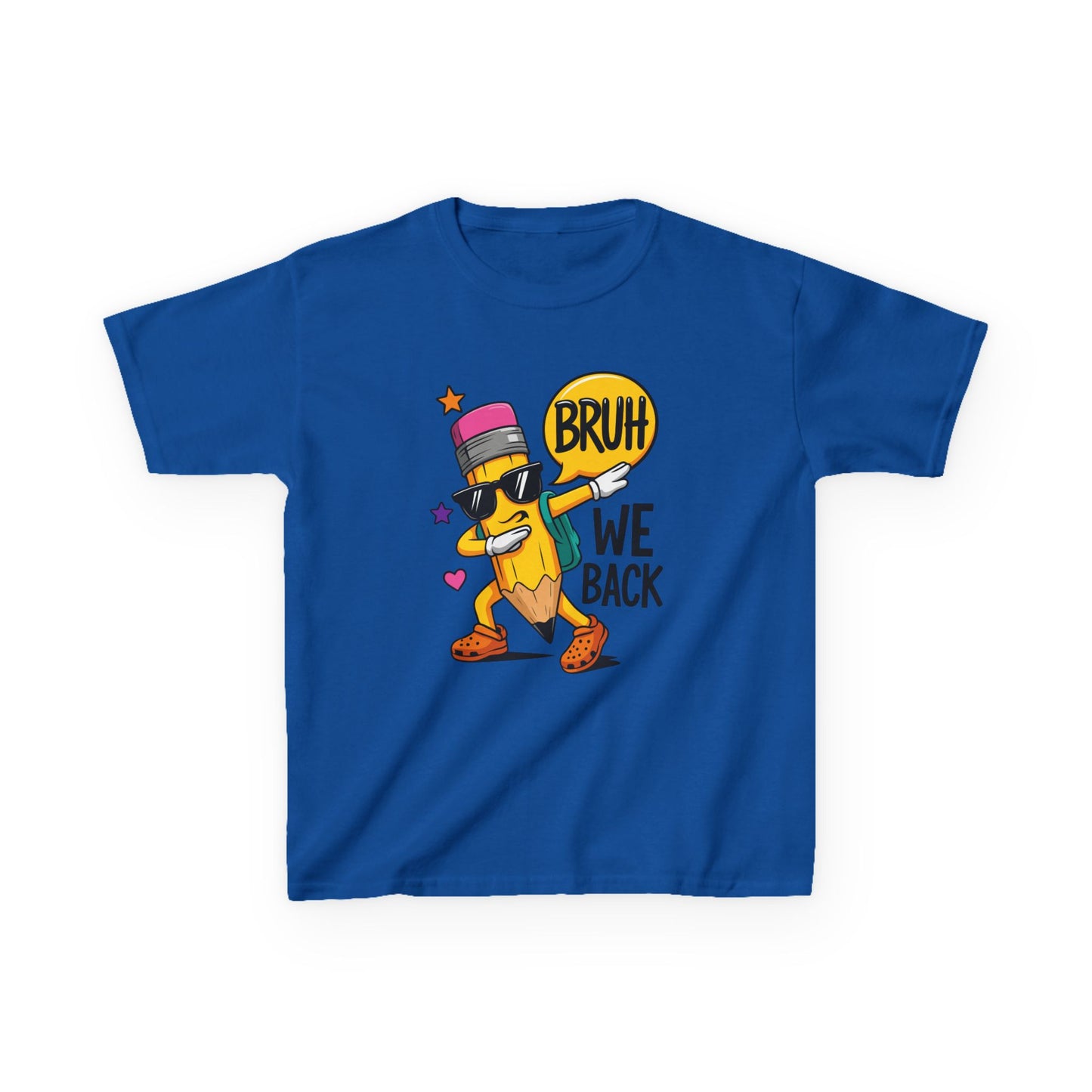Kids T-Shirt — 'Bruh We Back' Fun Dancing Snack Graphic