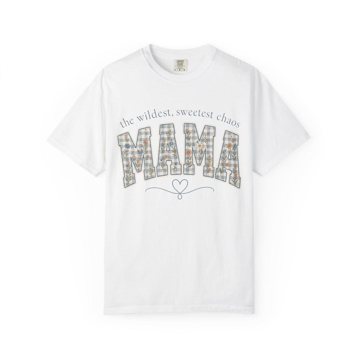 Mama Plaid Tee — "The Wildest, Sweetest Chaos" Mother's Day T-Shirt
