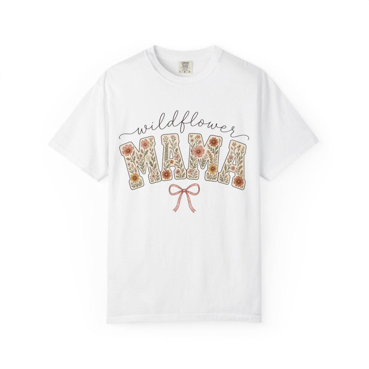Mama Wildflower T-Shirt — Floral 'wildflower MAMA' Mother's Day Tee