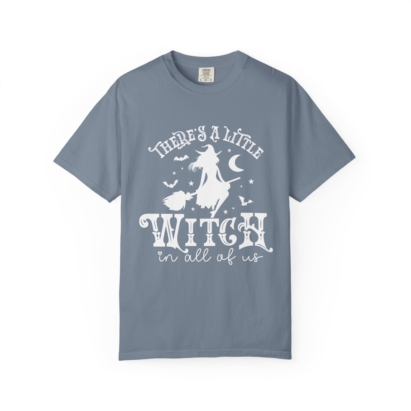 Witch T-Shirt — "There's a Little Witch in All of Us" Halloween Graphic Tee