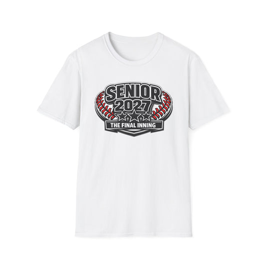 Senior 2027 Baseball T‑Shirt — "The Final Inning" Senior Year Tee