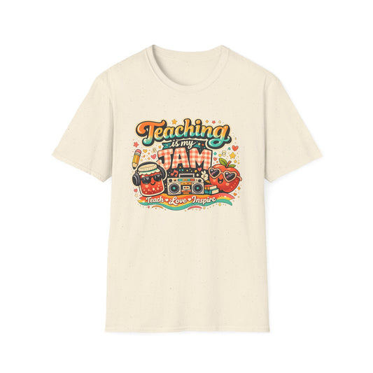 Teaching Is My Jam T-Shirt — Fun Retro Teacher Graphic Tee