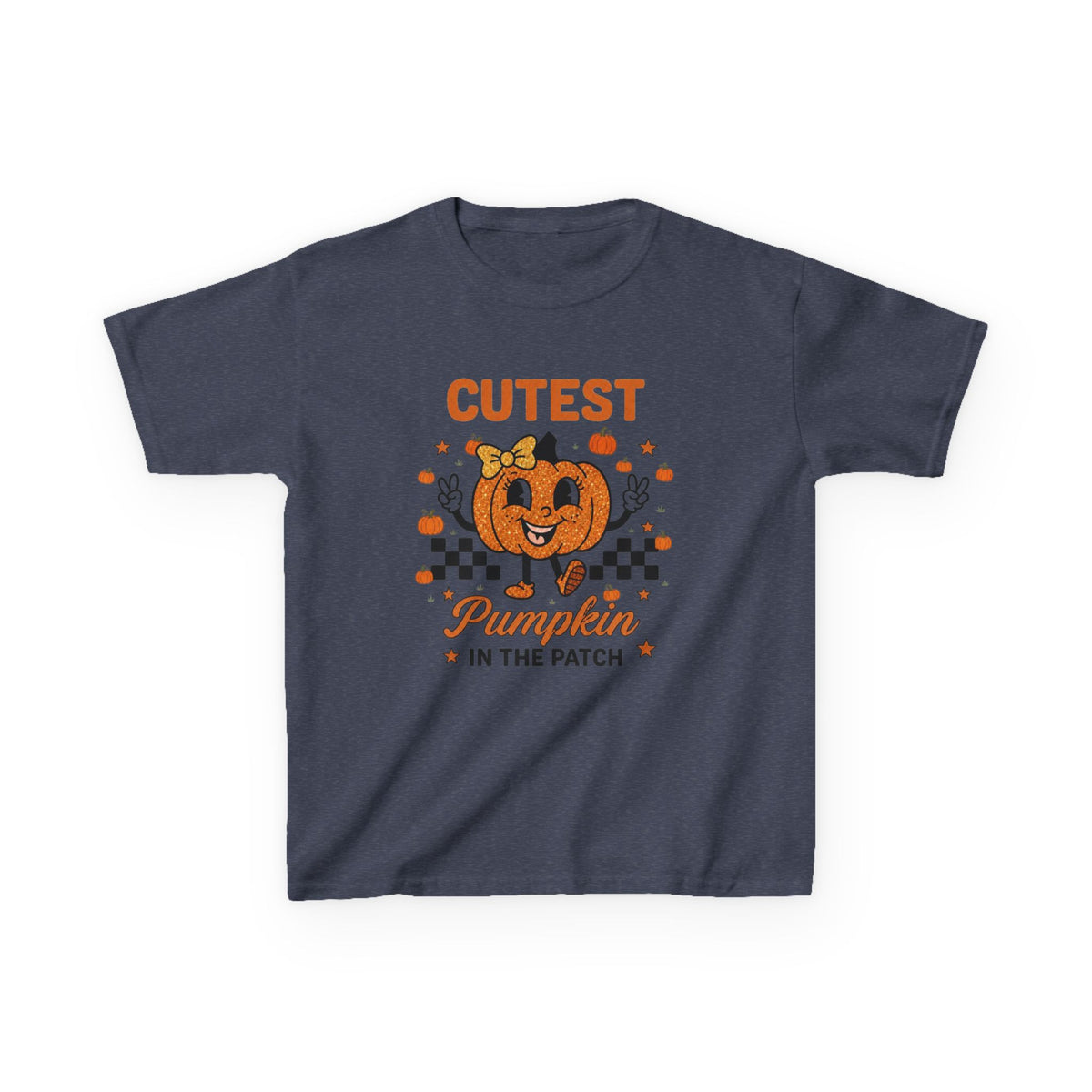 Kids Tee — "Cutest Pumpkin in the Patch" Halloween Fall Shirt