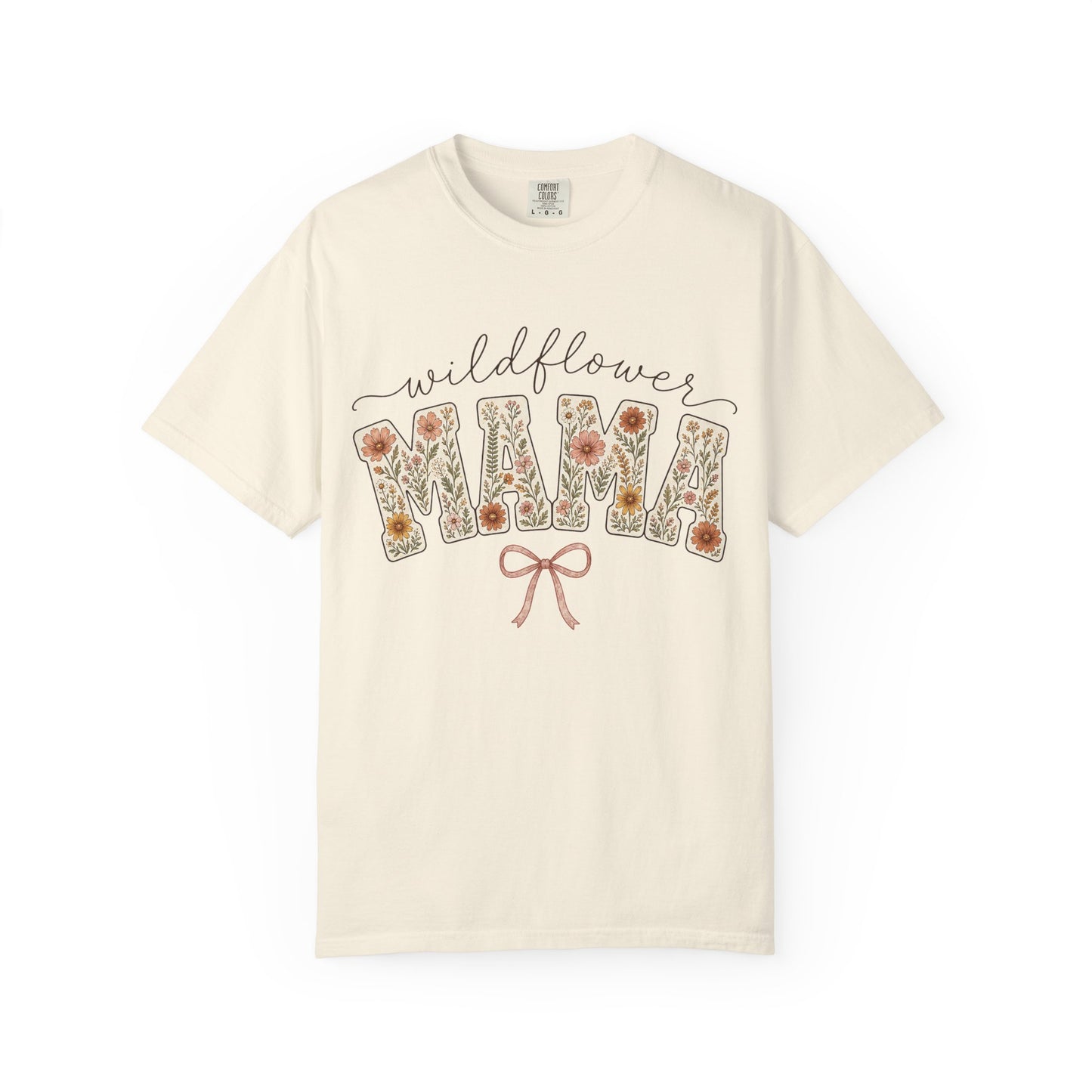 Mama Wildflower T-Shirt — Floral 'wildflower MAMA' Mother's Day Tee