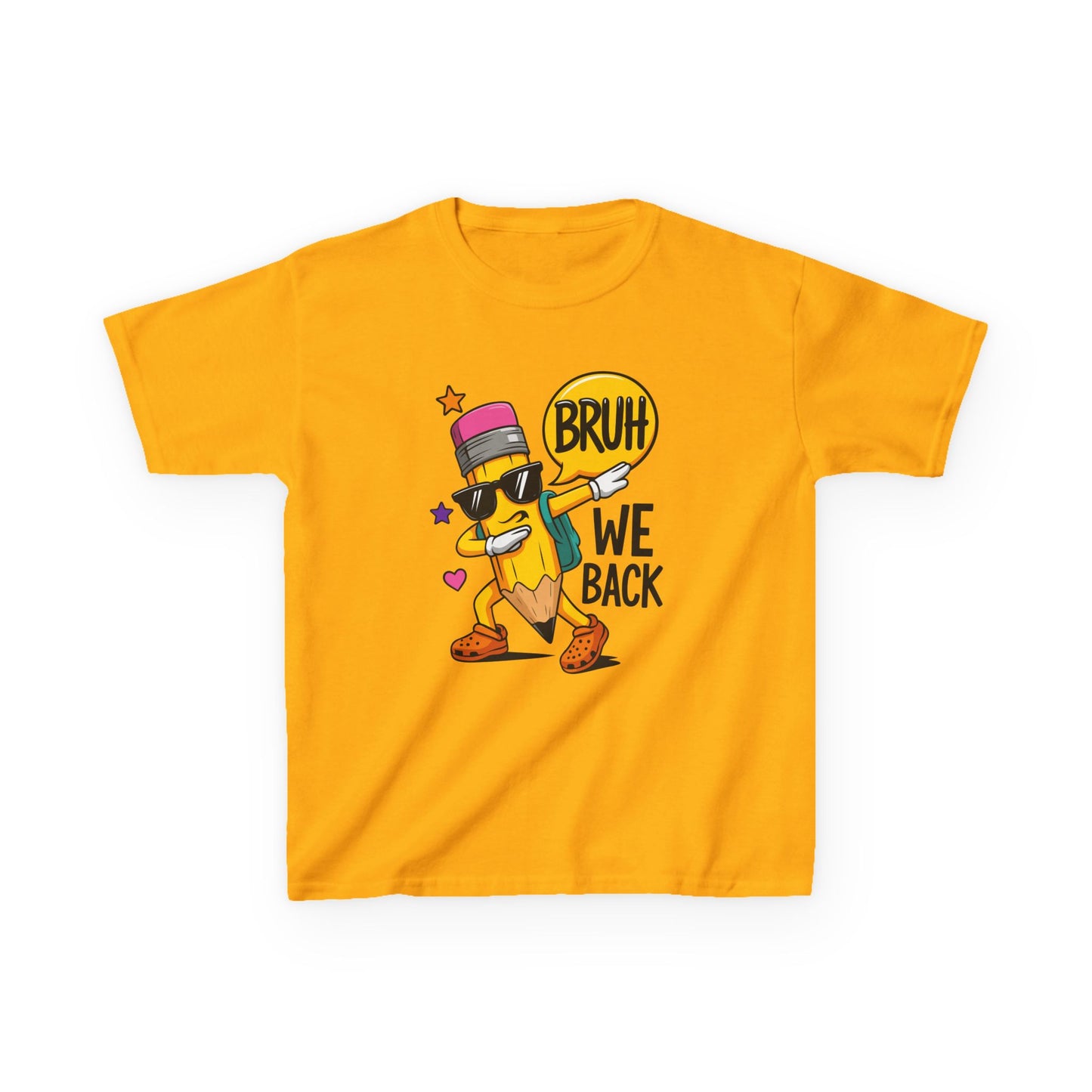 Kids Tee — 'Bruh We Back' Dancing Peanut Graphic Shirt