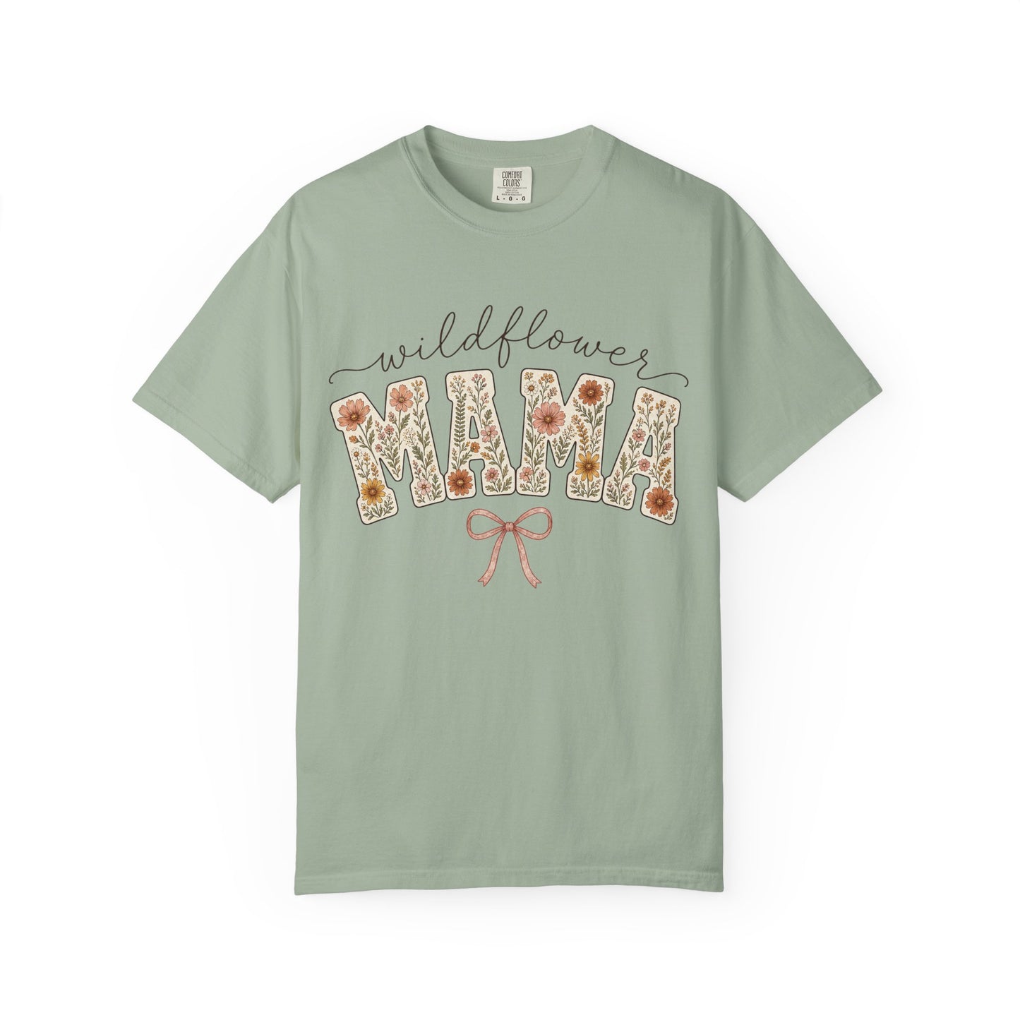 Mama Wildflower T-Shirt — Floral 'wildflower MAMA' Mother's Day Tee
