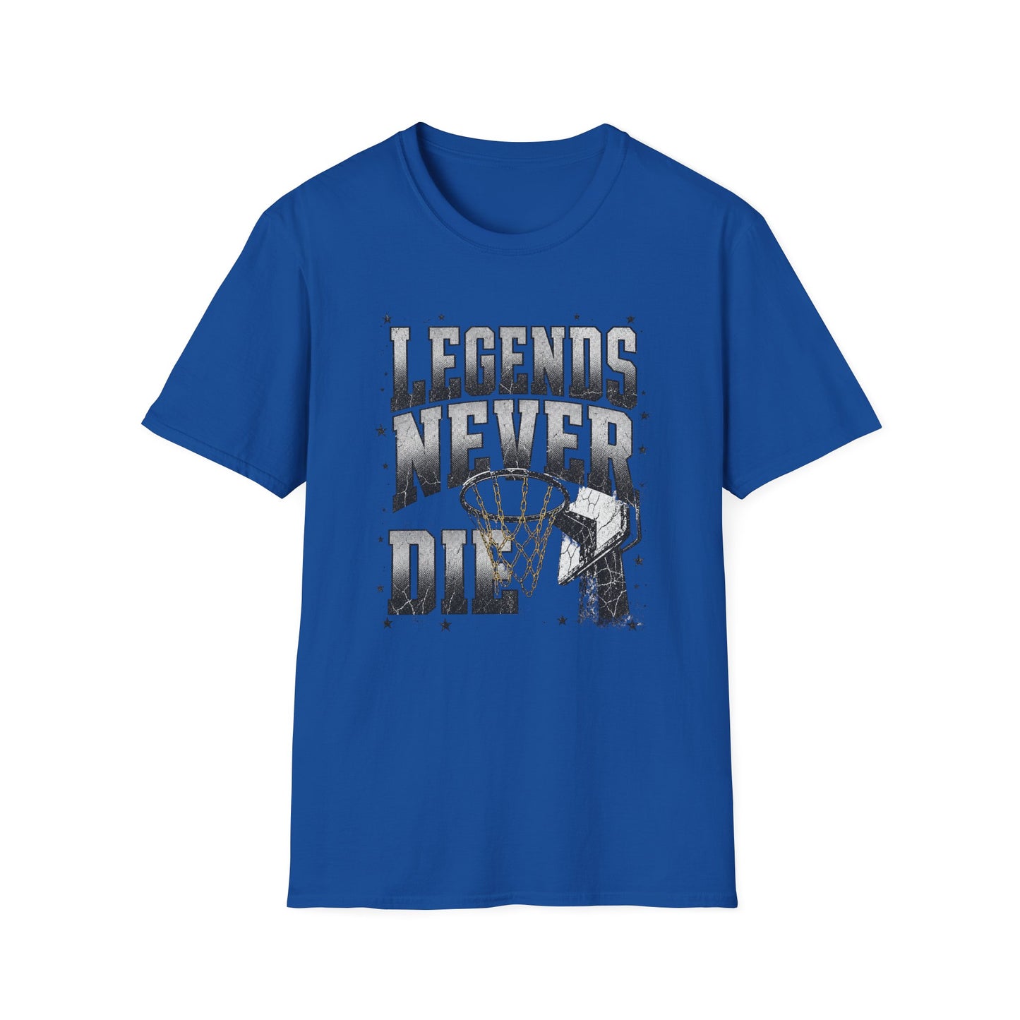 Legends Never Die Basketball T-Shirt — Vintage Court Graphic Tee