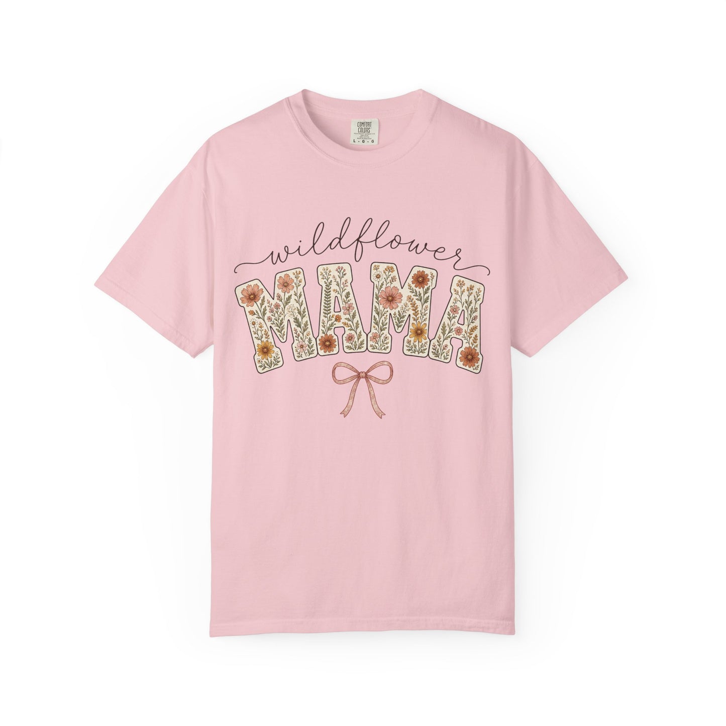 Mama Wildflower T-Shirt — Floral 'wildflower MAMA' Mother's Day Tee