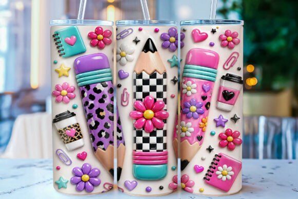 3D Teacher Tumbler