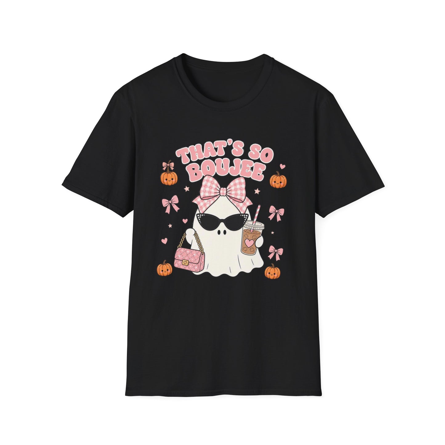 That’s So Boujee Ghost T-Shirt — Cute Pink Halloween Graphic Tee
