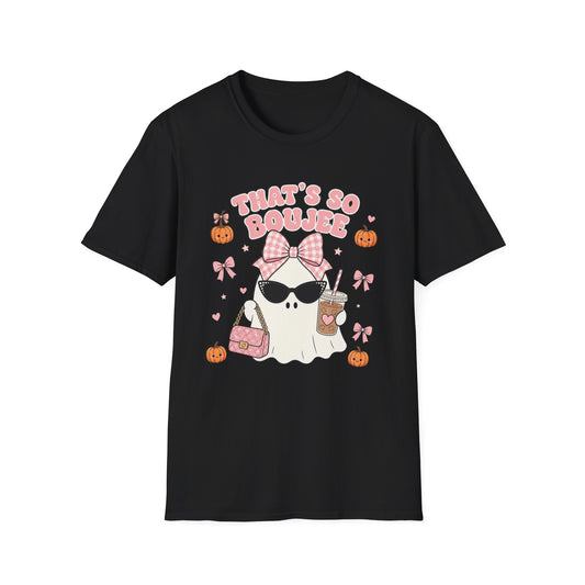 That’s So Boujee Ghost T-Shirt — Cute Pink Halloween Graphic Tee