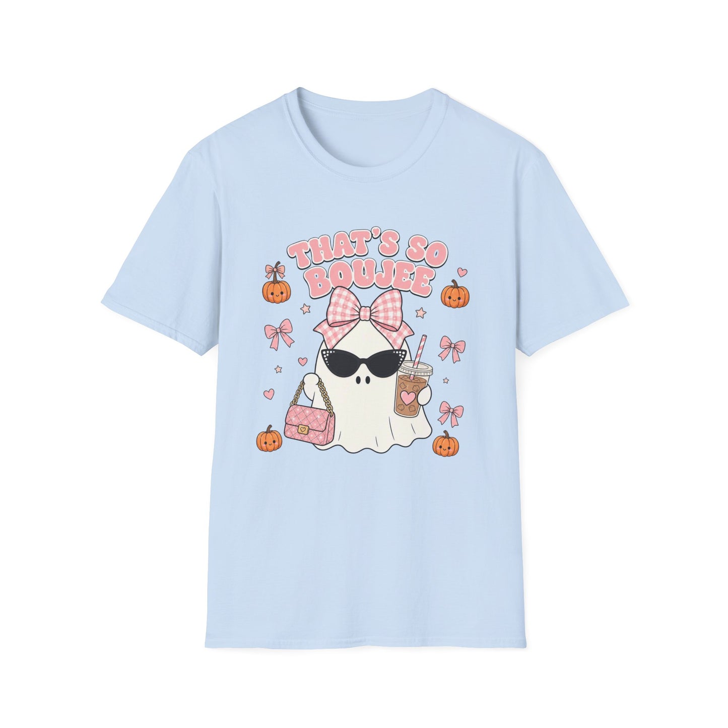 That’s So Boujee Ghost T-Shirt — Cute Pink Halloween Graphic Tee
