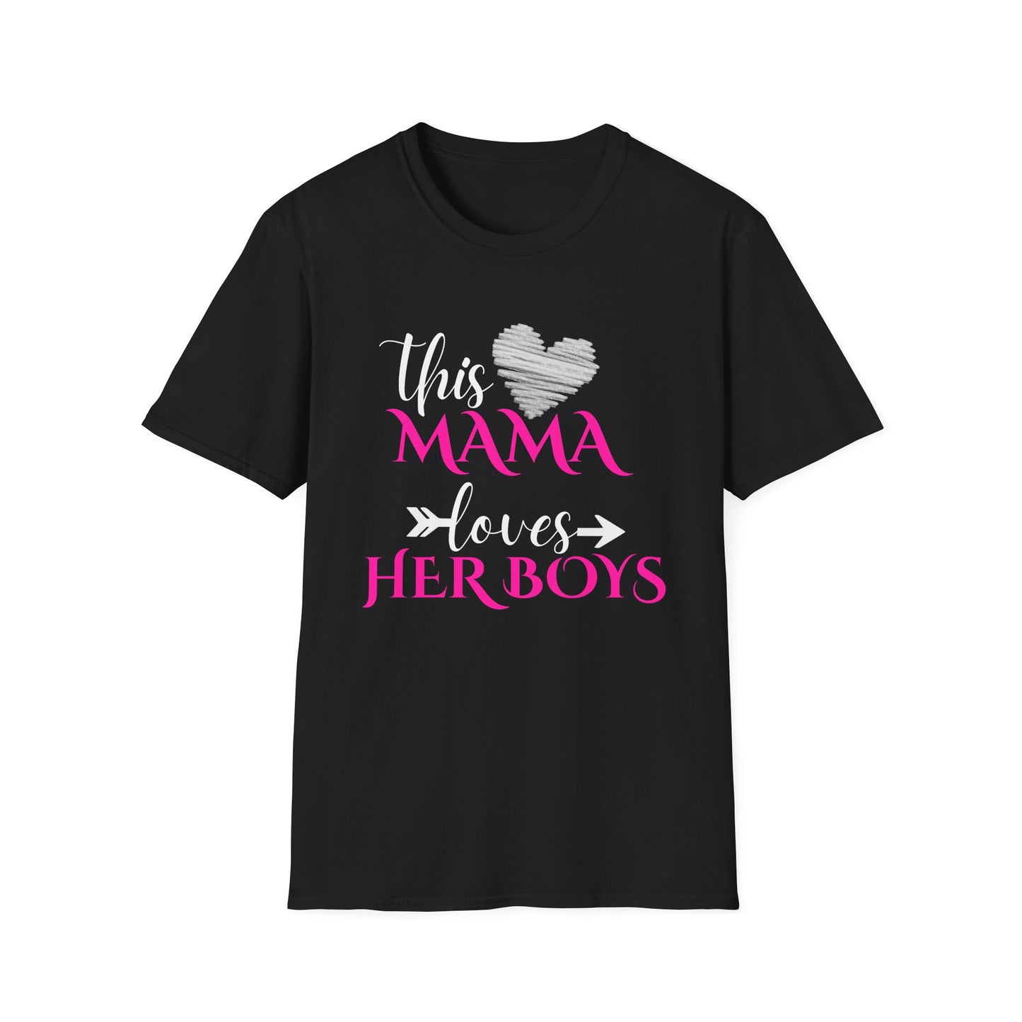 This Mama Loves Her Boys T-Shirt — Mother's Day Mom Shirt