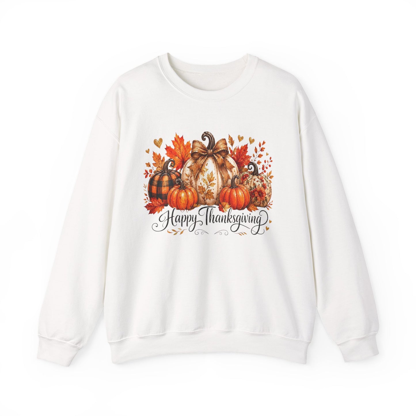 Happy Thanksgiving Pumpkin Crewneck Sweatshirt