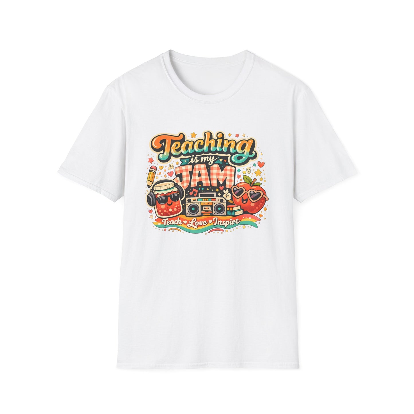 Teaching Is My Jam T-Shirt — Fun Retro Teacher Graphic Tee
