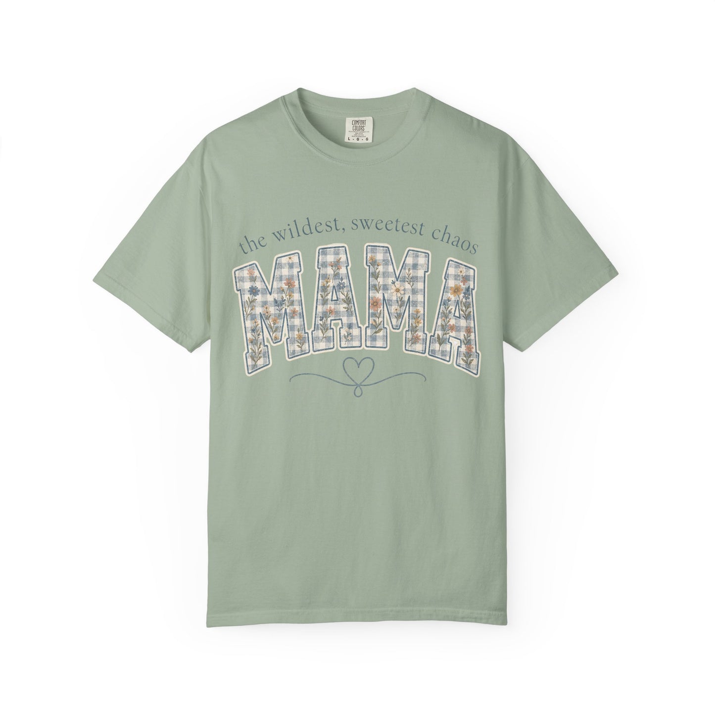 Mama Plaid Tee — "The Wildest, Sweetest Chaos" Mother's Day T-Shirt