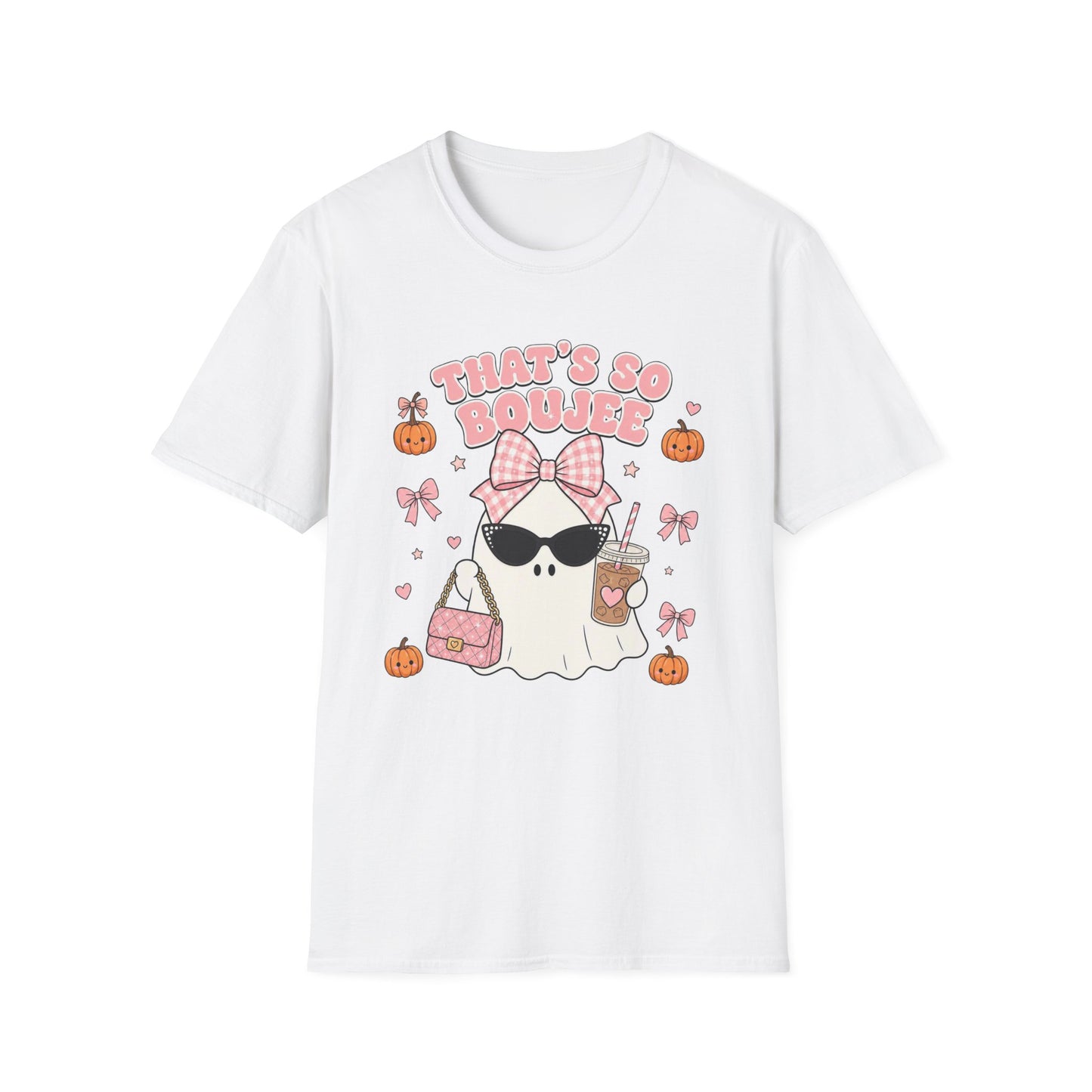 That’s So Boujee Ghost T-Shirt — Cute Pink Halloween Graphic Tee