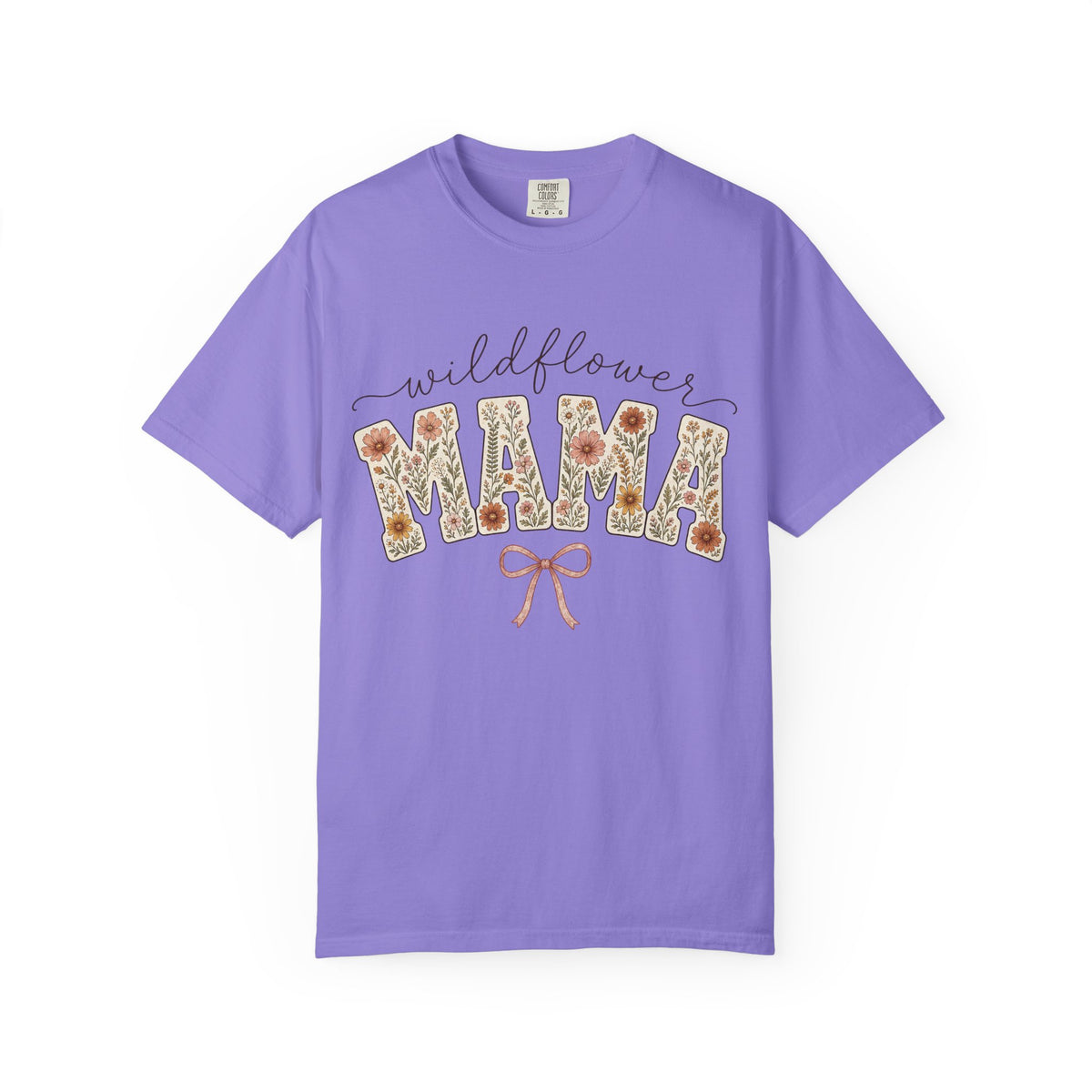 Mama Wildflower T-Shirt — Floral 'wildflower MAMA' Mother's Day Tee