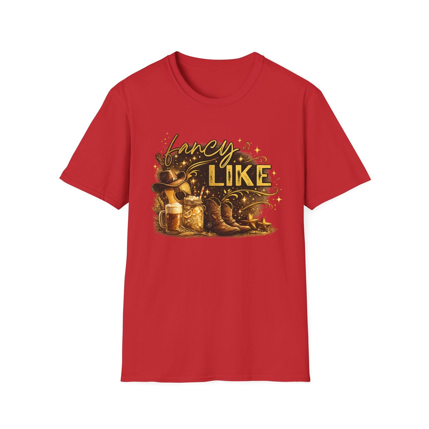 Fancy Like Graphic Tee — Country Western Glam T-Shirt ("Fancy Like")